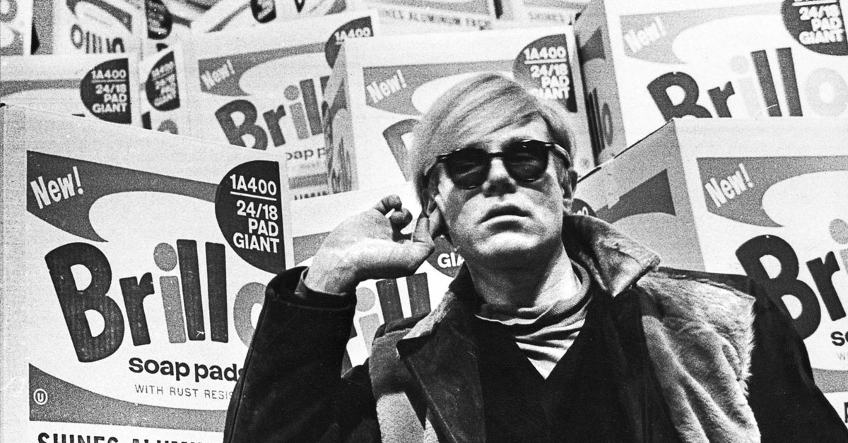 Image of Andy Warhol's Brillo boxes